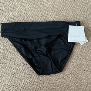 La Blanca Black swim bottom size 6 NWT